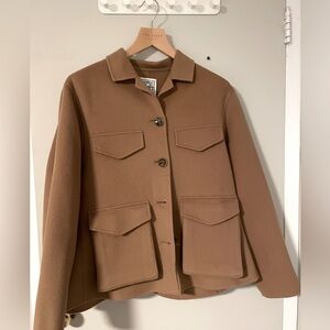 Toteme 100% Wool Army Coat Camel Colour Size EU36